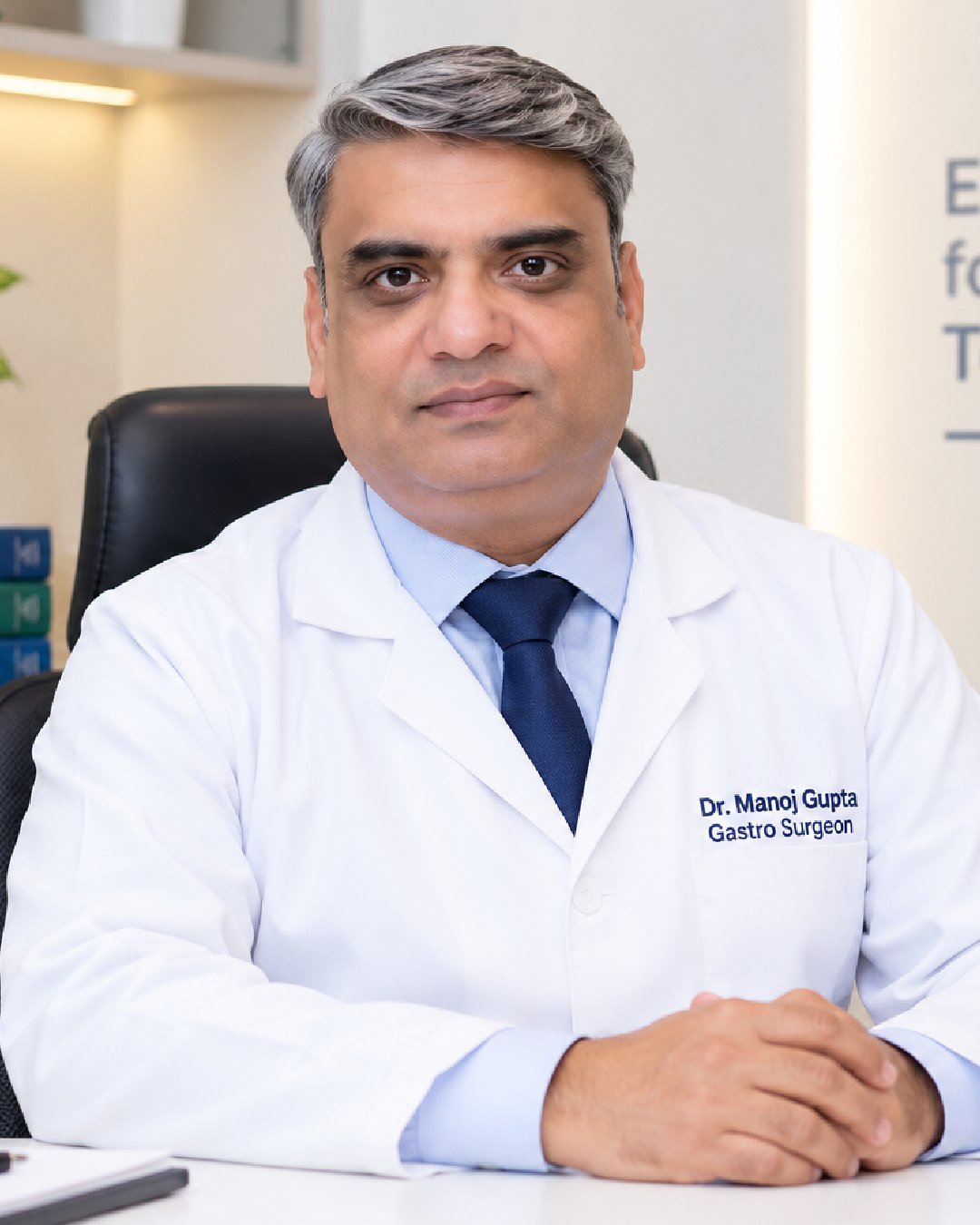 Dr Manoj Gupta, liver transplant, GI cancer and robotic surgeon in Noida